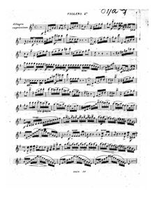 Partition violon 1, corde quatuor en G major, G major, Peri, Achille