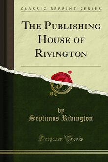 Publishing House of Rivington
