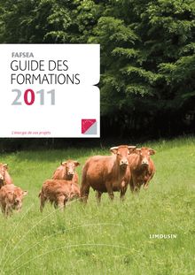 votre Guide régional 2011 - GUIDE DES FORMATIONS