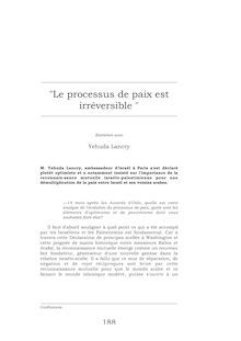 PDF - 106.6 ko - "Le processus de paix est irréversible "