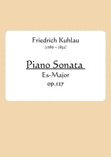 Partition complète, Piano Sonata, Op.127, Piano Sonata, Op. 16, E♭ major
