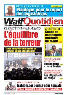 Walf Quotidien n°9068 - du vendredi 17 juin 2022