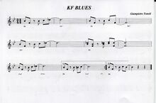 Partition complète, Kf blues, Tonoli, Giampietro
