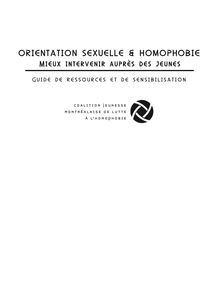 ORIENTATION SEXUELLE & HOMOPHOBIE