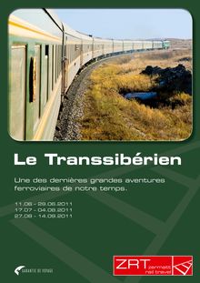 Programme détaillé - Le Transsibérien