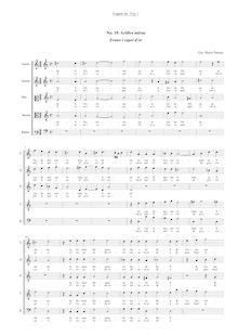 Partition Vocal score, Artifex mirus, Erano i capei d or, Nanino, Giovanni Maria