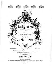 Partition complète (D major), Poëme d amour, Massenet, Jules