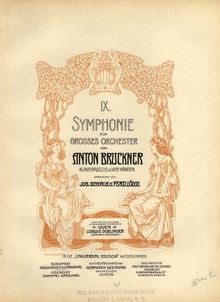 Partition complète, Symphony No. 9 - Anton Bruckner