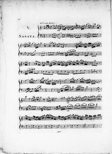Partition complète, 3 sonates pour hautbois et Basso Continuo, VI Sonates pour Hautbois et Basse.