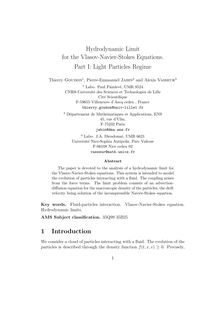 Hydrodynamic Limit for the Vlasov Navier Stokes Equations