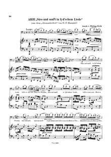 Partition de piano, Alexander s Feast, ou pour Power of Musick