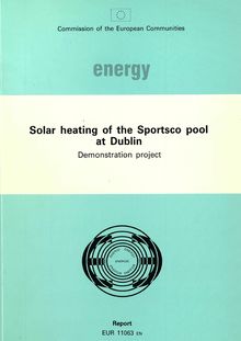 Solar heating of the Sportsco pool at Dublin