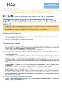 XEOMIN - Synthèse d avis XEOMIN - CT-9626