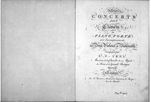 Partition violon 2, 6 clavier Concertos, Op.11, Abel, Carl Friedrich