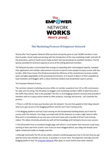 The Marketing Prowess Of Empower Network