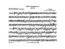 Partition Cornet 2/3 (B♭), Graf Zeppelin, The Conqueror, Teike, Carl