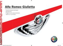 Catalogue Alfa Romeo Giulietta