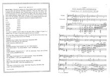 Partition complète et parties, Piano Trio No.1, F minor