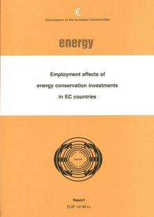 Employment effects of energy conservation investments in EC countries. Report