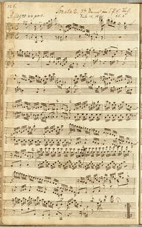 Partition complète, Sonata en B-flat Major from  Clavier-Sonaten und freye Fantasien nebst einigen Rondos … für Kenner und Liebhaber, V par Carl Philipp Emanuel Bach