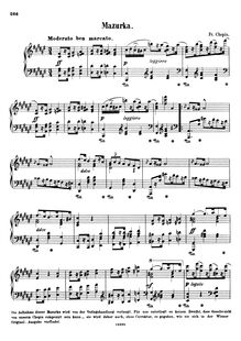 Partition complète (filter), Mazurka en F-sharp major