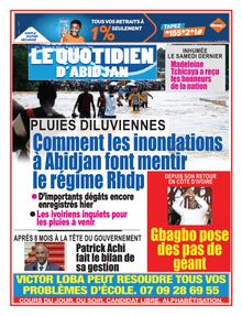 Le Quotidien d’Abidjan n°4054 - du mardi 09 novembre 2021