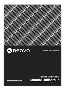 Notice LCD AG Neovo  E-17