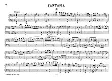Partition complète, Fantasia, Organ Piece for a Clock, F minor, Mozart, Wolfgang Amadeus par Wolfgang Amadeus Mozart