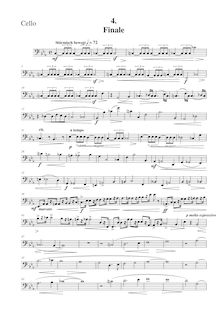 Partition violoncelle, corde quatuor No.1, Streichquartett Nr.1 d-moll par Albin Fries