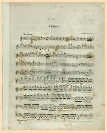 Partition corde parties (violons I, II, altos, violoncelles/Basses, Basses, Piano Concerto No.1