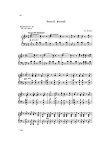 Partition complète (F major), Funiculì, Funiculà, Canzone popolare di Piedigrotta