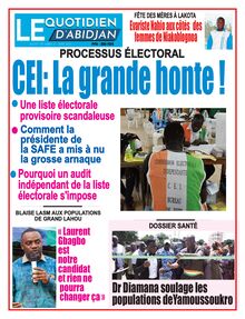 Le Quotidien d Abidjan n°4377 - du lundi 5 juin 2023