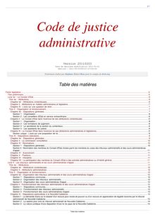 Code de justice administrative