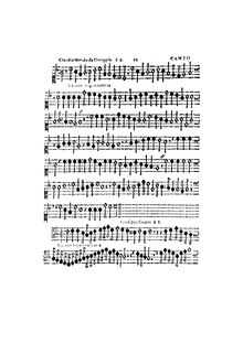 Partition Canto, Canzon Vigesimaterza à 5, Merulo, Claudio par Claudio Merulo