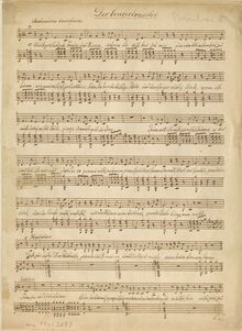 Partition parties complètes, Der Concertmeister, Bornhardt, Johann Heinrich Carl