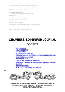 Chambers s Edinburgh Journal, No. 423 - Volume 17, New Series, February 7, 1852