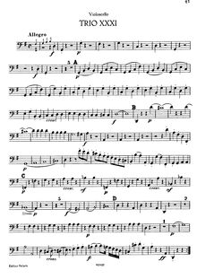 Partition de violoncelle, 2 Piano Trios, Hob.XV:15-16 par Joseph Haydn