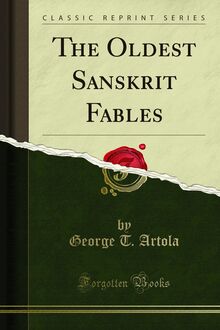 Oldest Sanskrit Fables