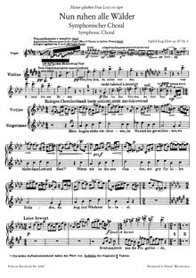 Partition violon et voix , partie, 3 symphonique Chorals, Drei Symphonische Choräle