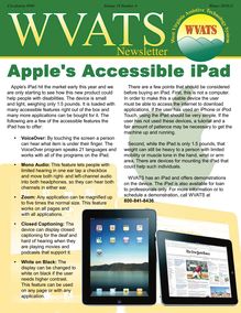 the PDF Version - Apple s Accessible iPad