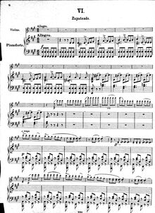 Partition Piano , partie, Spanish Dances, Op.23, Sarasate, Pablo de