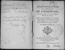 Partition Complete book, Démonstration du principe de l harmonie