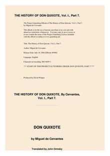 The History of Don Quixote, Volume 1, Part 07
