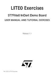 LITE0 exercises ST7FLITE0 inDART demo board user manual and ...