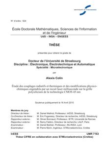 N° d ordre École Doctorale Mathématiques Sciences de l Information