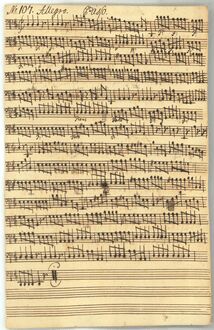 Partition Basso, Concerto Ex D# a 8 stim, D major, Anderssen