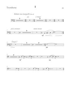 Partition Trombone, Cztery pieśni do słów księgi Izajasza, Four Songs to Words of Isaiah