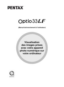 Notice Appareil Photo numériques Pentax  Optio 33LF