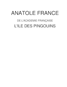 L'ile des pingouins - FranceInfo.US