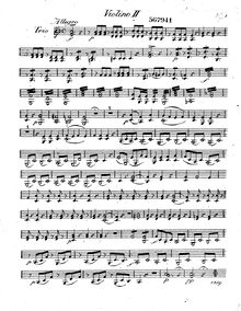 Partition violon 2, corde Trio No.2, Op.4, Trio brillant, D minor